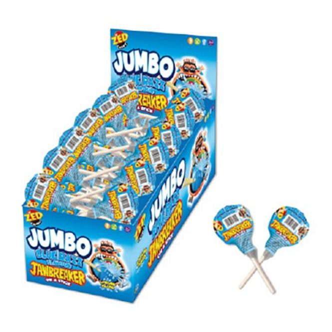 Hovedbilde Jumbo Jawbreaker Lollipop - Blue Rasberry