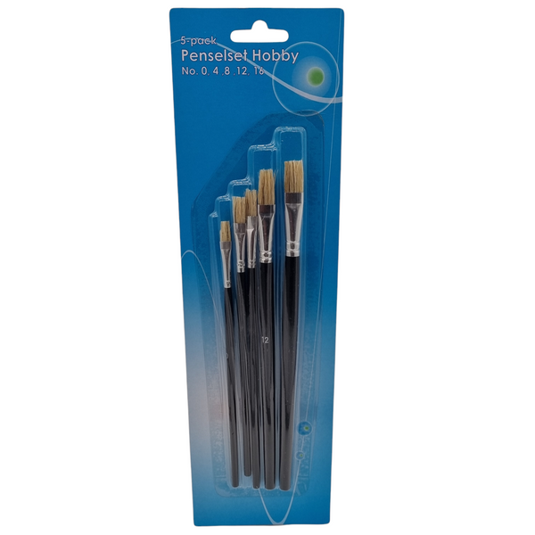 Penselsett Hobby 5pk