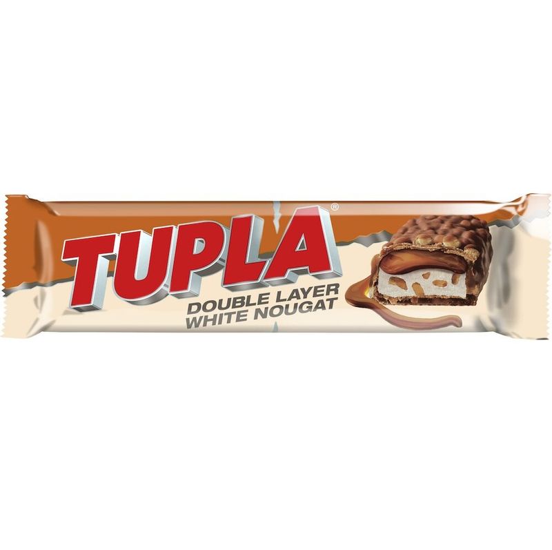 Tupla Double Layer White Nougat 48g