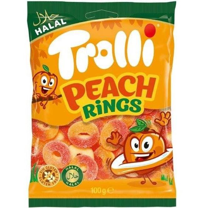 Hovedbilde Trolli Peach Rings 100g