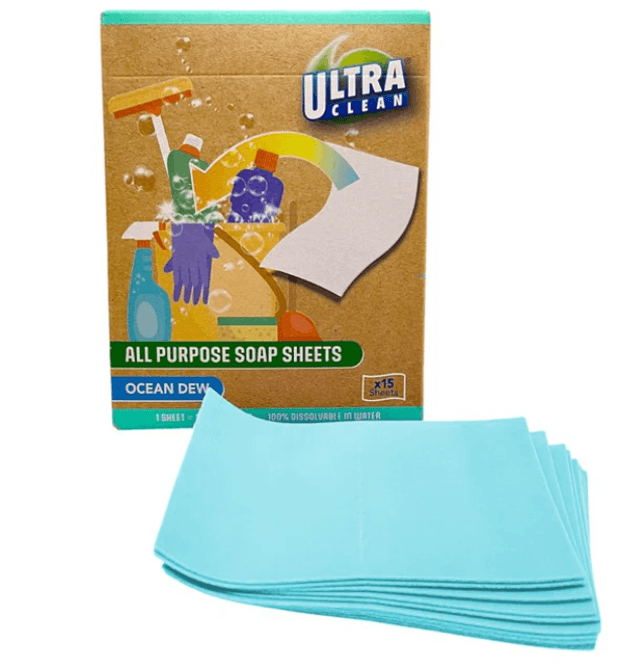 Hovedbilde Såpeark Ultra Clean 15stk | Universal rengjøring | Refill  Sprayflaske