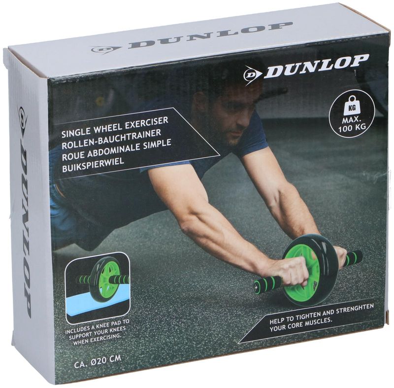 Dunlop treningshjul abs | Med knepute | Effektiv magetrening