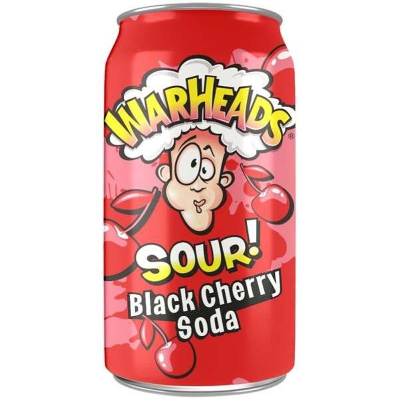 Warheads Sour Black Cherry Soda 355 ml Ink pant