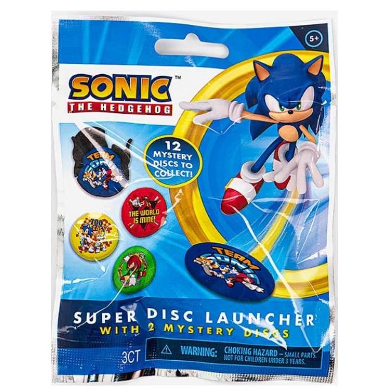Sonic Super Disc Launcher med 2 disker | Actionfylt barneleke 
