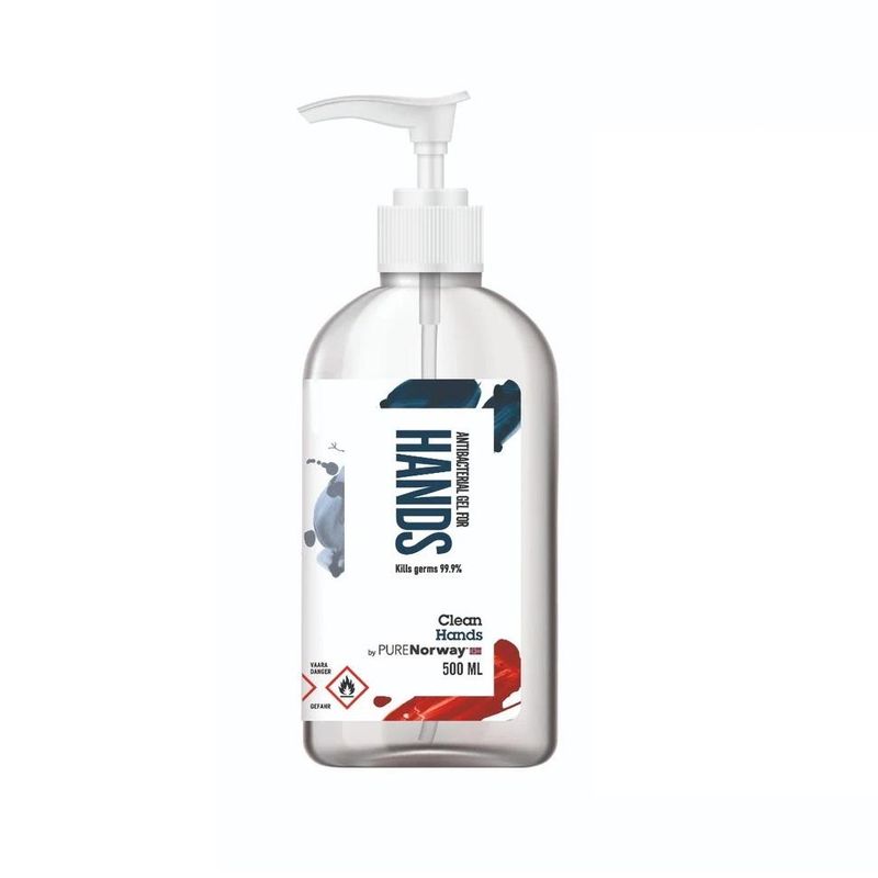PureNorway Antibac Gel håndvask 500ml