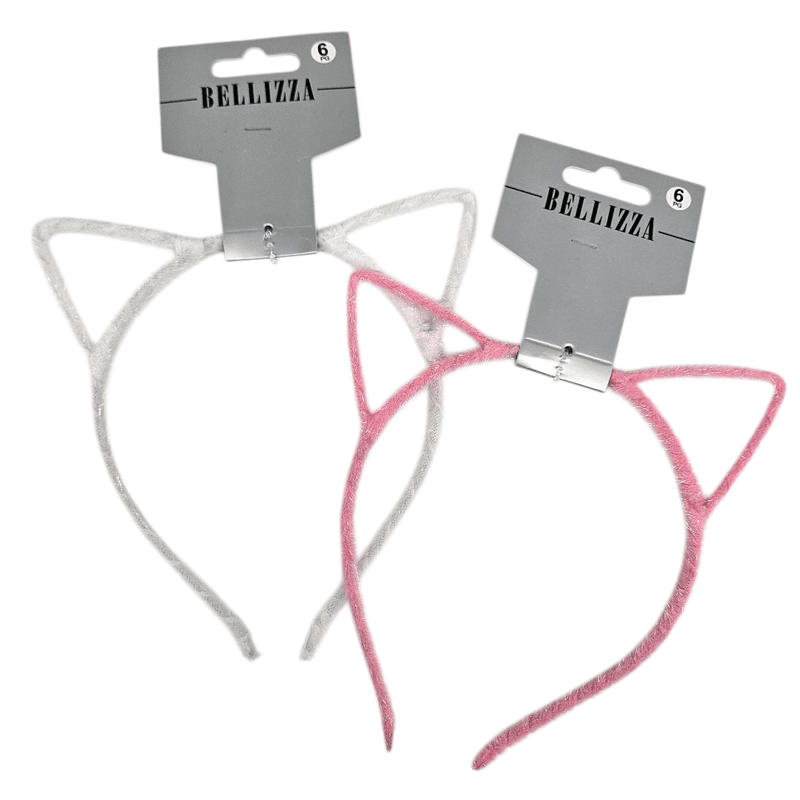 Hårbøyle med Katteører | Bellizza | Rosa eller Hvit