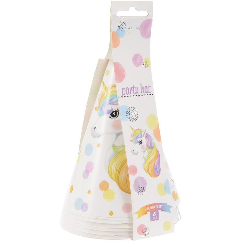 Partyhatter Enhjørning 8pk