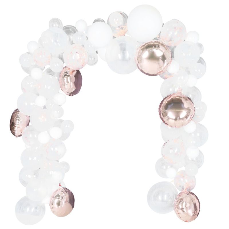Ballongbue Rosegull 122deler 5m