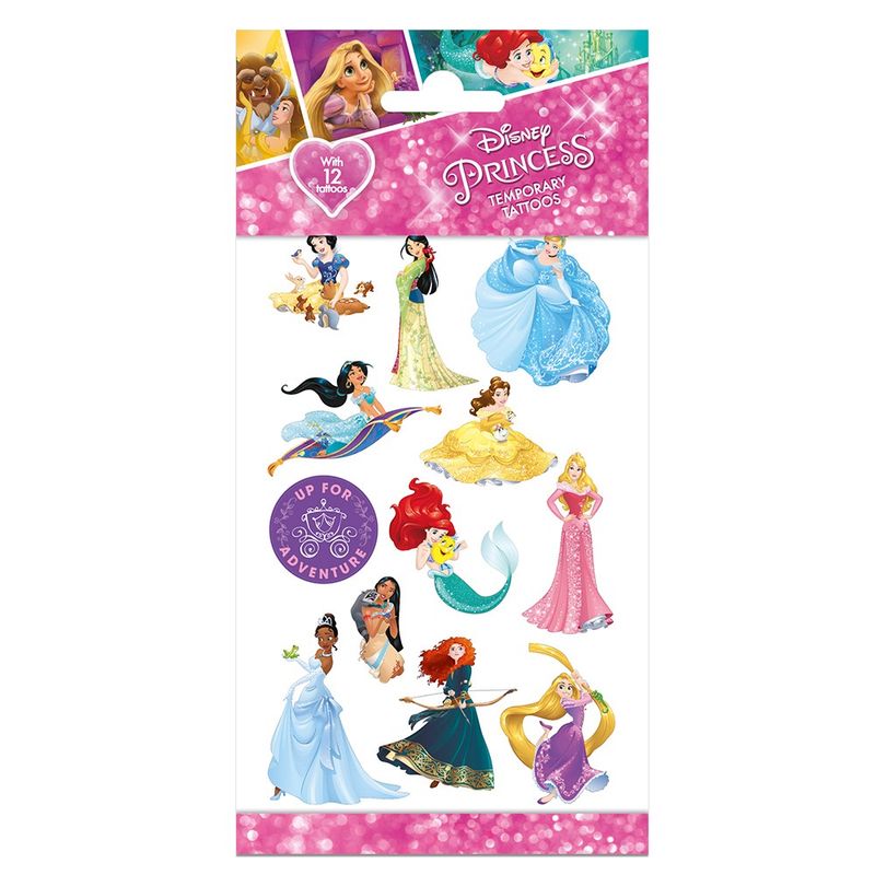 Disney Prinsesse Midlertidig Tatovering 12stk