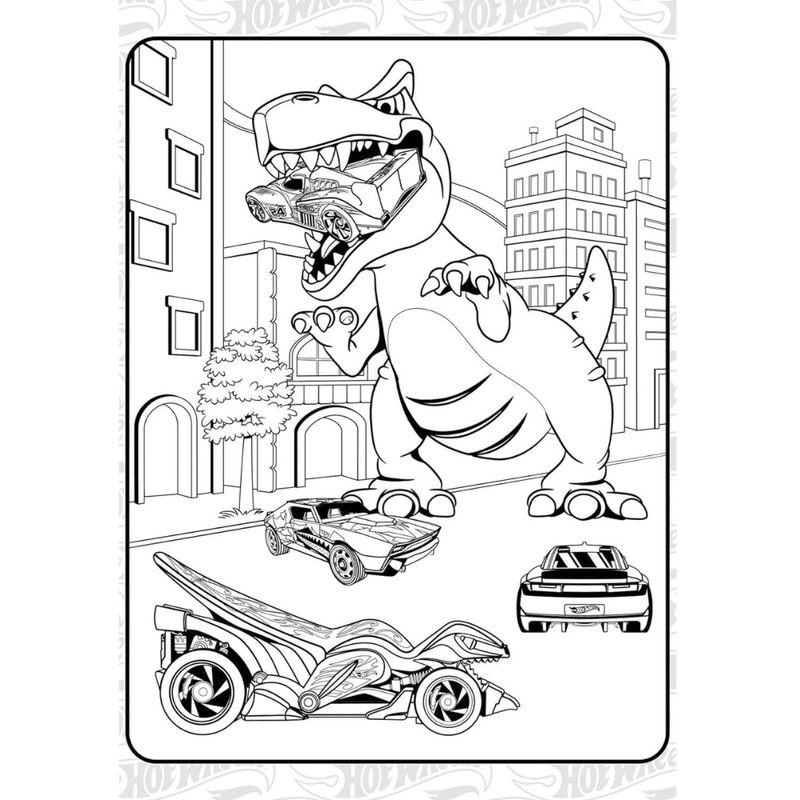 Hot Wheels gigantisk tegnebok 192 sider | Kreativ moro for barn