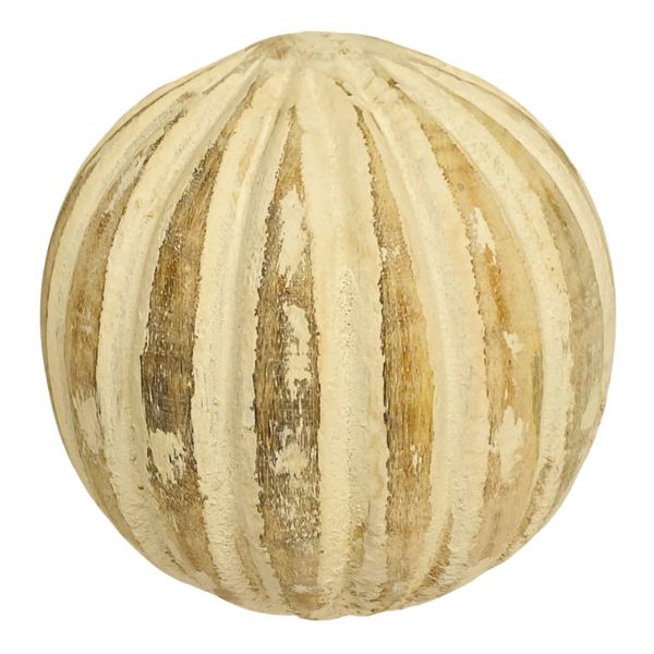 Rustikk Kule I Tre Med Striper 10cm | Trend Design