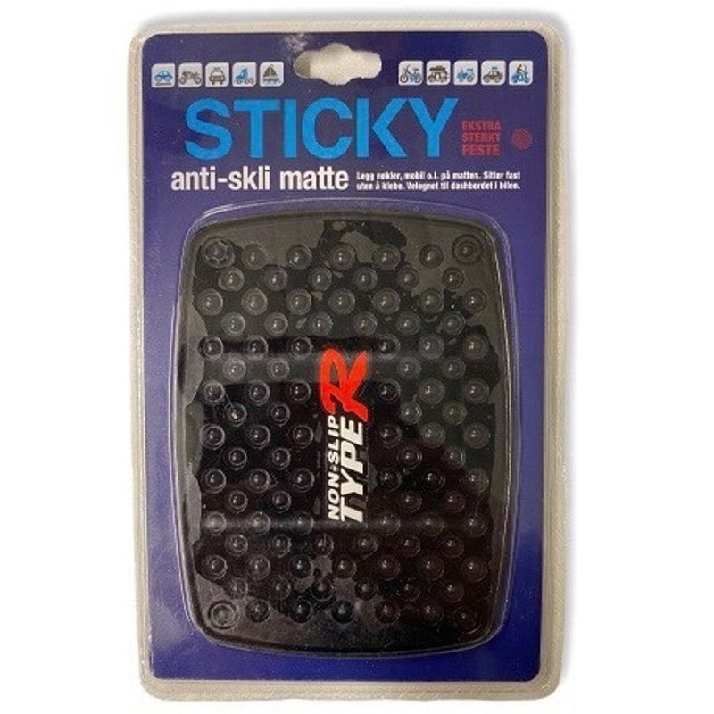 Anti-skli matte 11x15cm | Perfekt til bil og dashbord