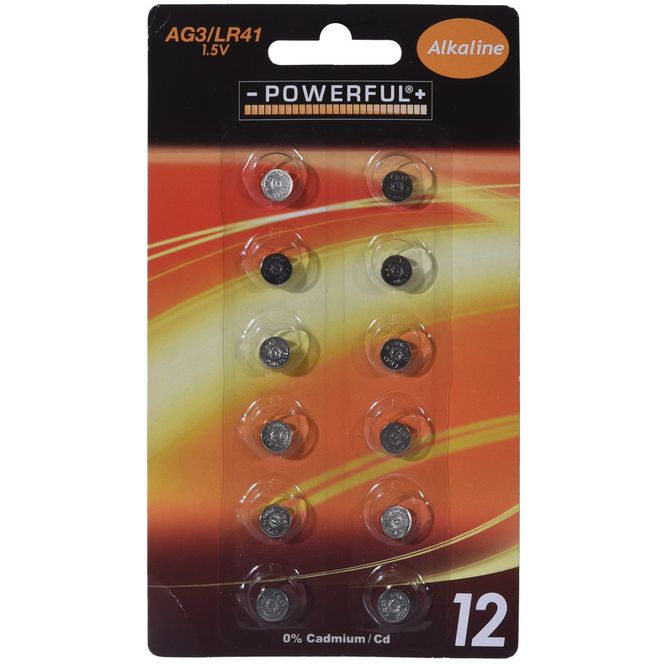 Bilde av AG3 / LR41 Batterier 12pk