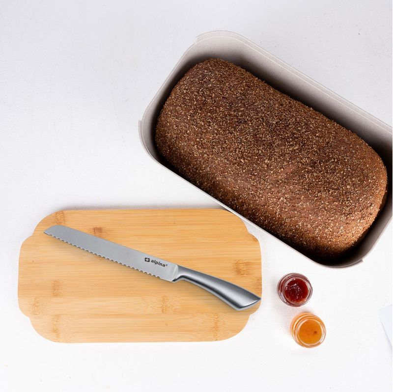 Alpina Brødboks Med Bambus Skjærebrettlokk