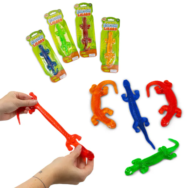 Sticky stretchy lizard | Klebrig og strekkbar leke