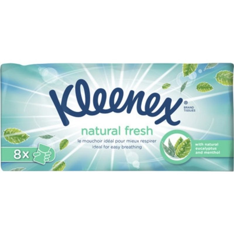 Kleenex Balsam Fresh Lommetørkle 72stk | 8-pakning