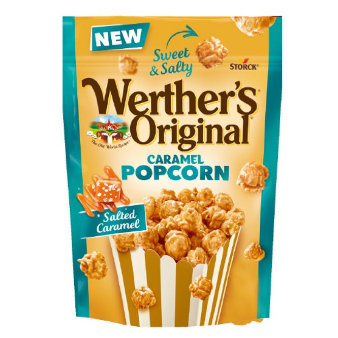 Hovedbilde Werthers Caramel Popcorn Salted Caramel 140g