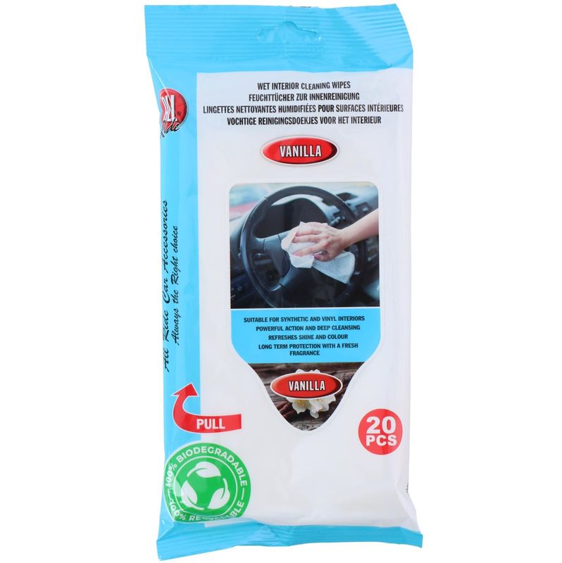 Interiørwipes Bil 20pk | All Ride