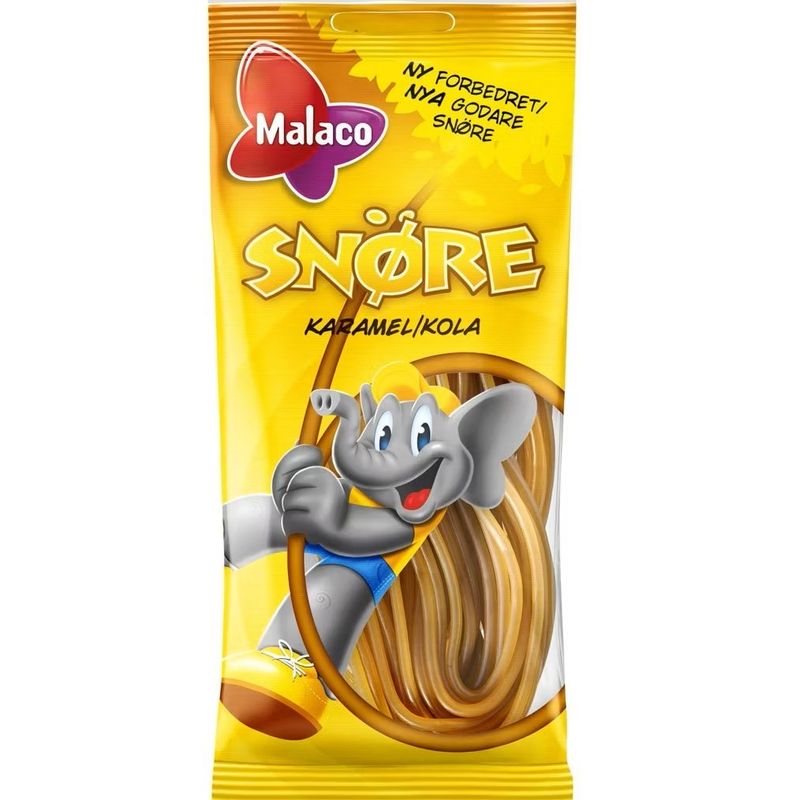 Malaco Snøre - Flere Smaker 94g
