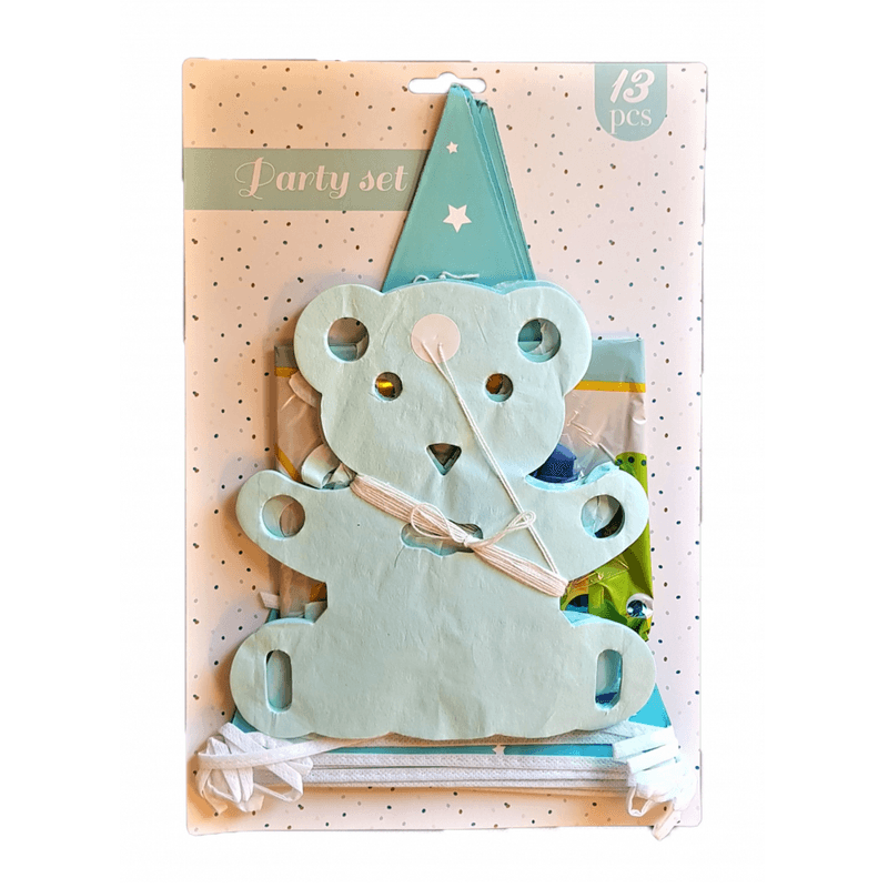 Baby Shower Sett Blå/Rosa 