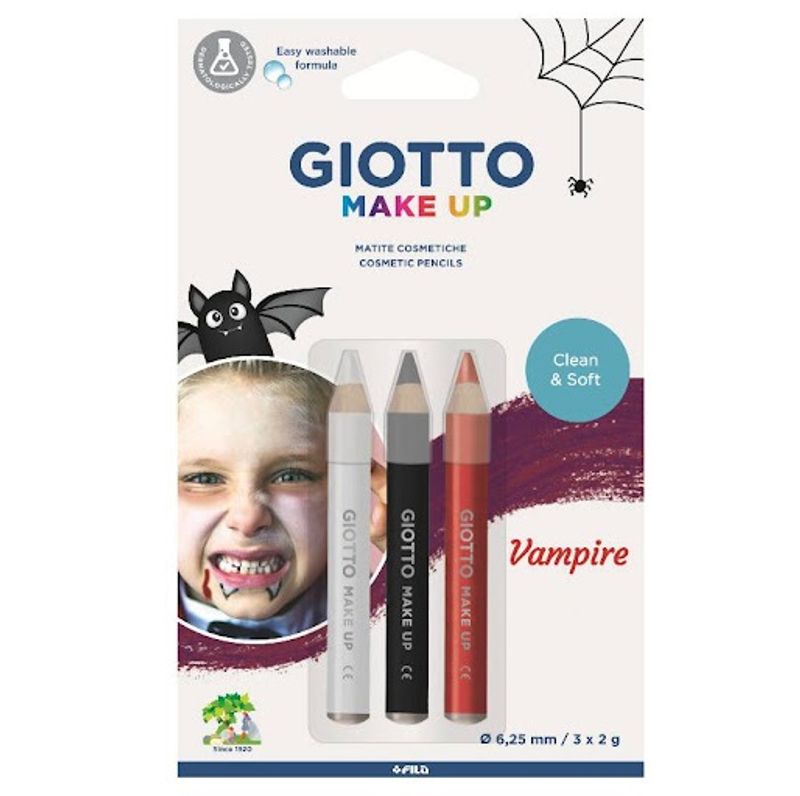 Giotto Make Up Penn For Ansiktsmaling 3pk | 4ass