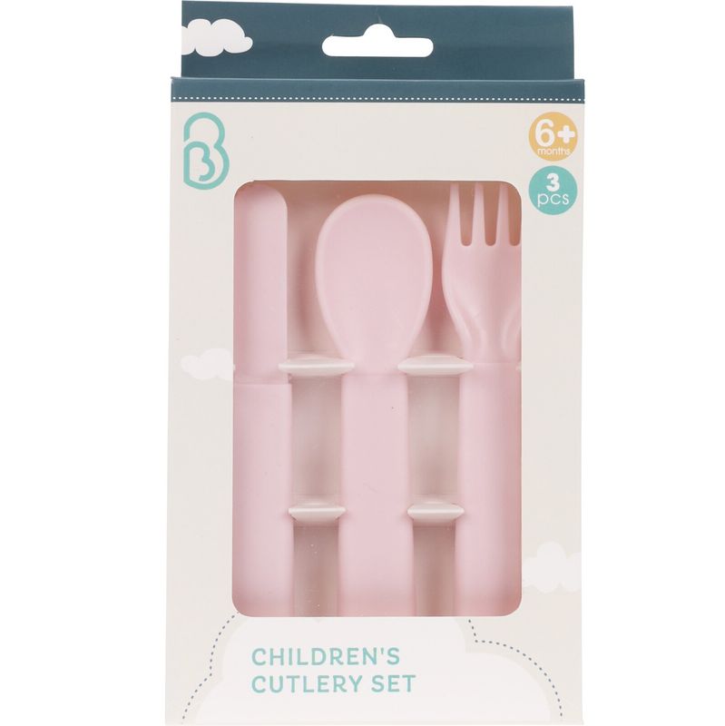 Bestikksett for barn 3 deler | Trygg plast og flere farger