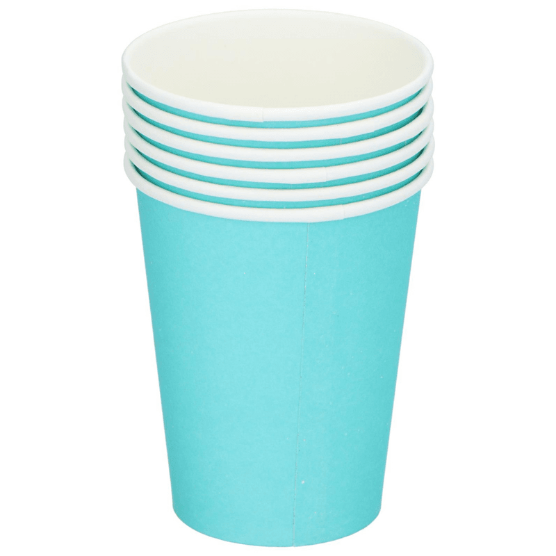 Engangskopper papp 266ml pastell 6pk | 4ass | Fest og bursdag
