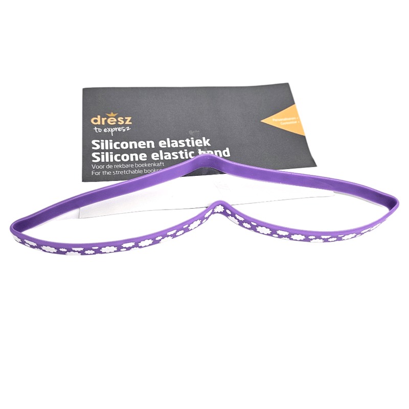Elastisk Bokmarkør Bånd Lilla 