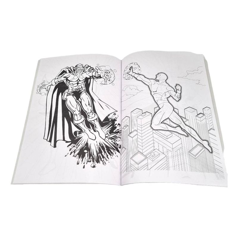 Tegne & Malebok Superhelter 48 Sider